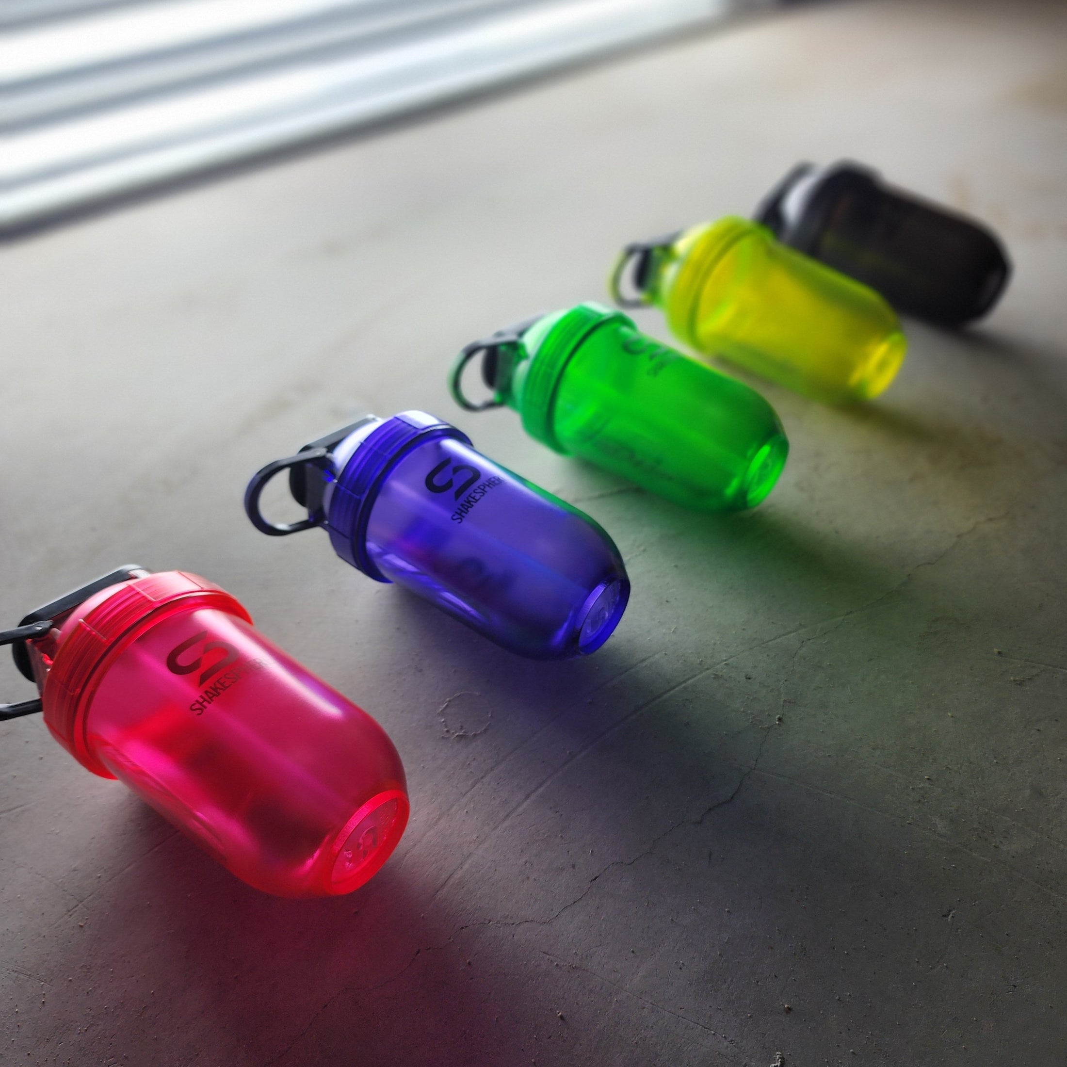 ShakeSphere Flip Straw Mini Bottle Tritan Green - 400ml