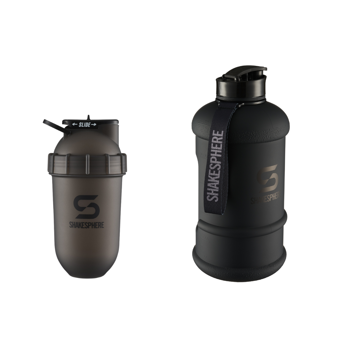 Frosted Black Original Tumbler + 2.2L Hydration Jug Bundle