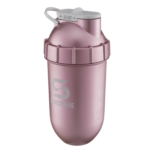 700mls ShakeSphere Tumbler Original Rose Gold/White Logo