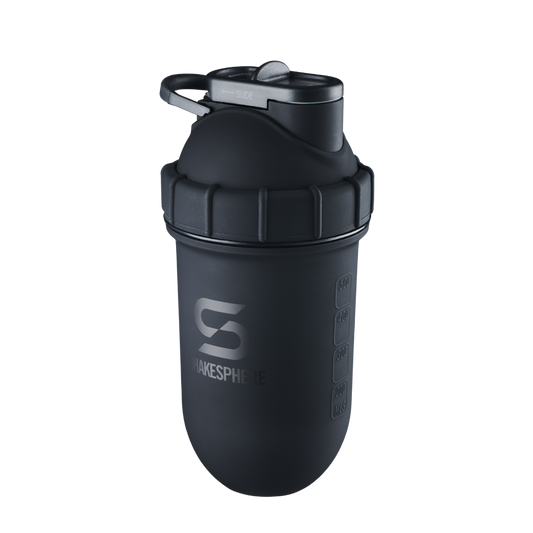700mls ShakeSphere Tumbler Double Wall Steel Matte Black