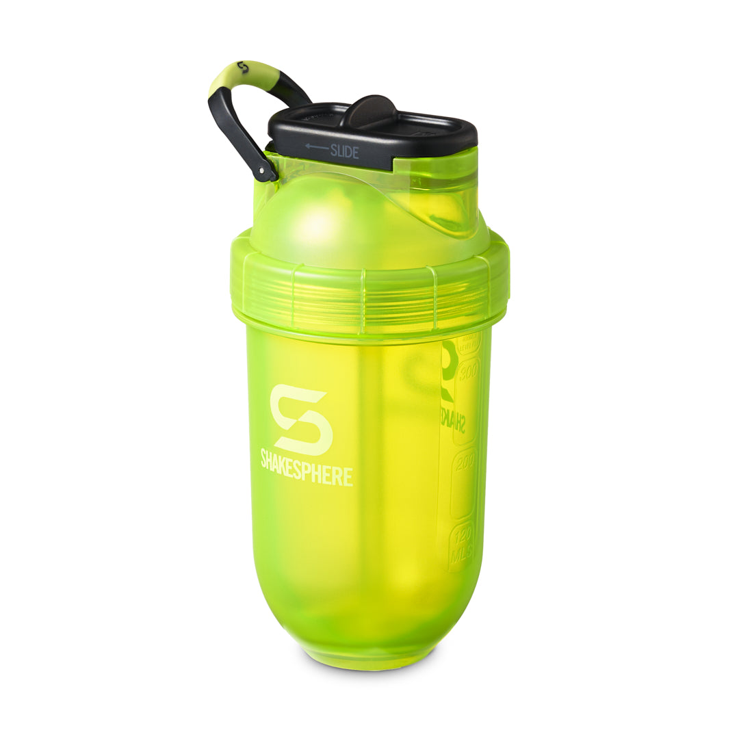 ShakeSphere Flip Straw Mini Bottle Tritan - Yellow 400mls