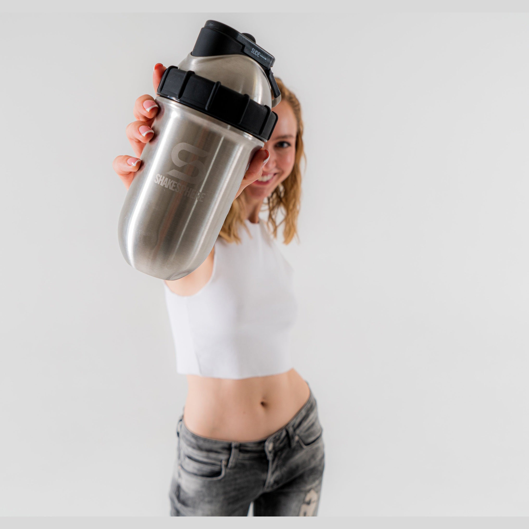 700mls ShakeSphere Tumbler Double Wall Steel Original