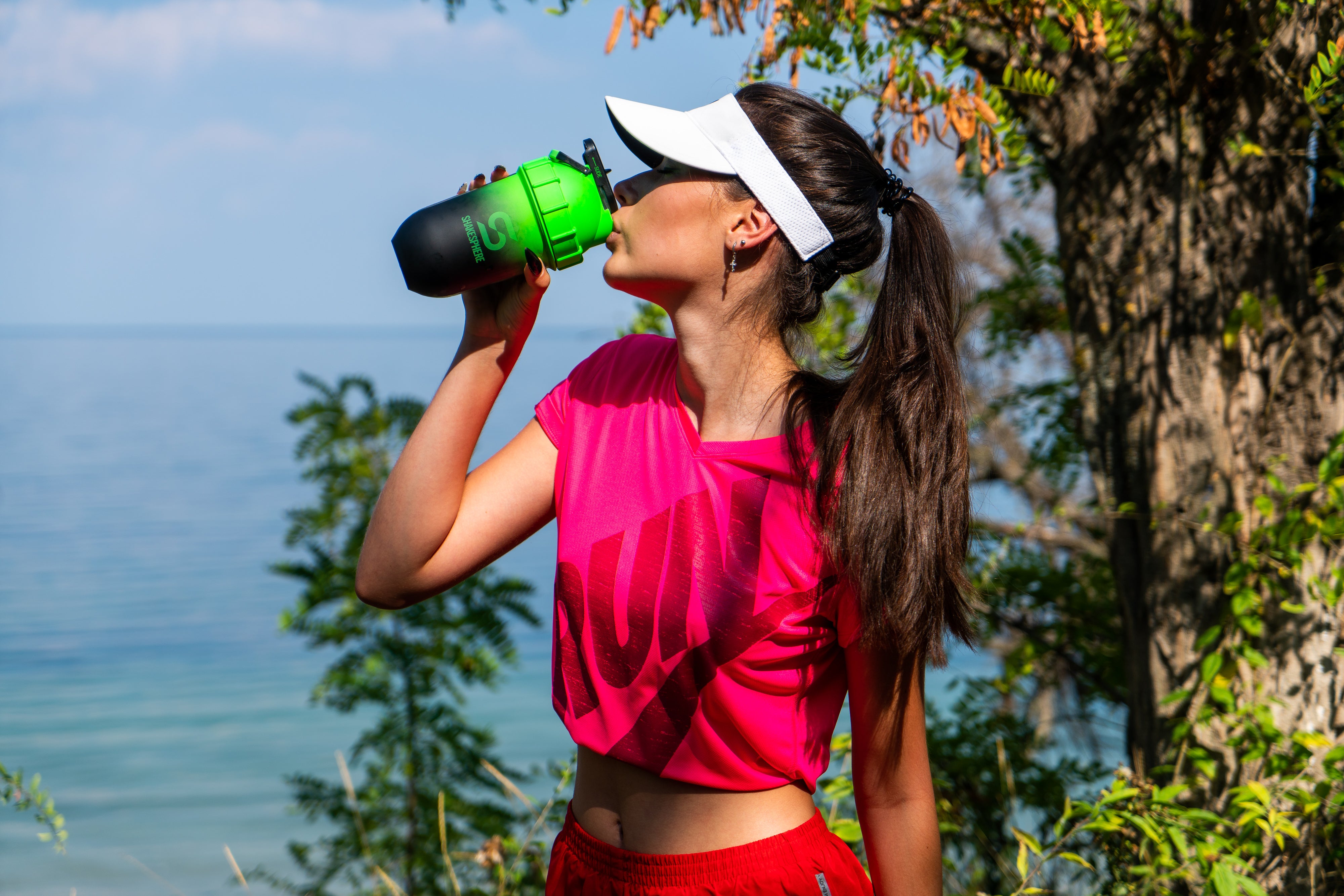 ShakeSphere Tumbler View Shaker Ombre Green Limited Edition