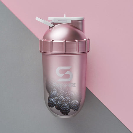 ShakeSphere Tumbler Original - Rose Gold/White