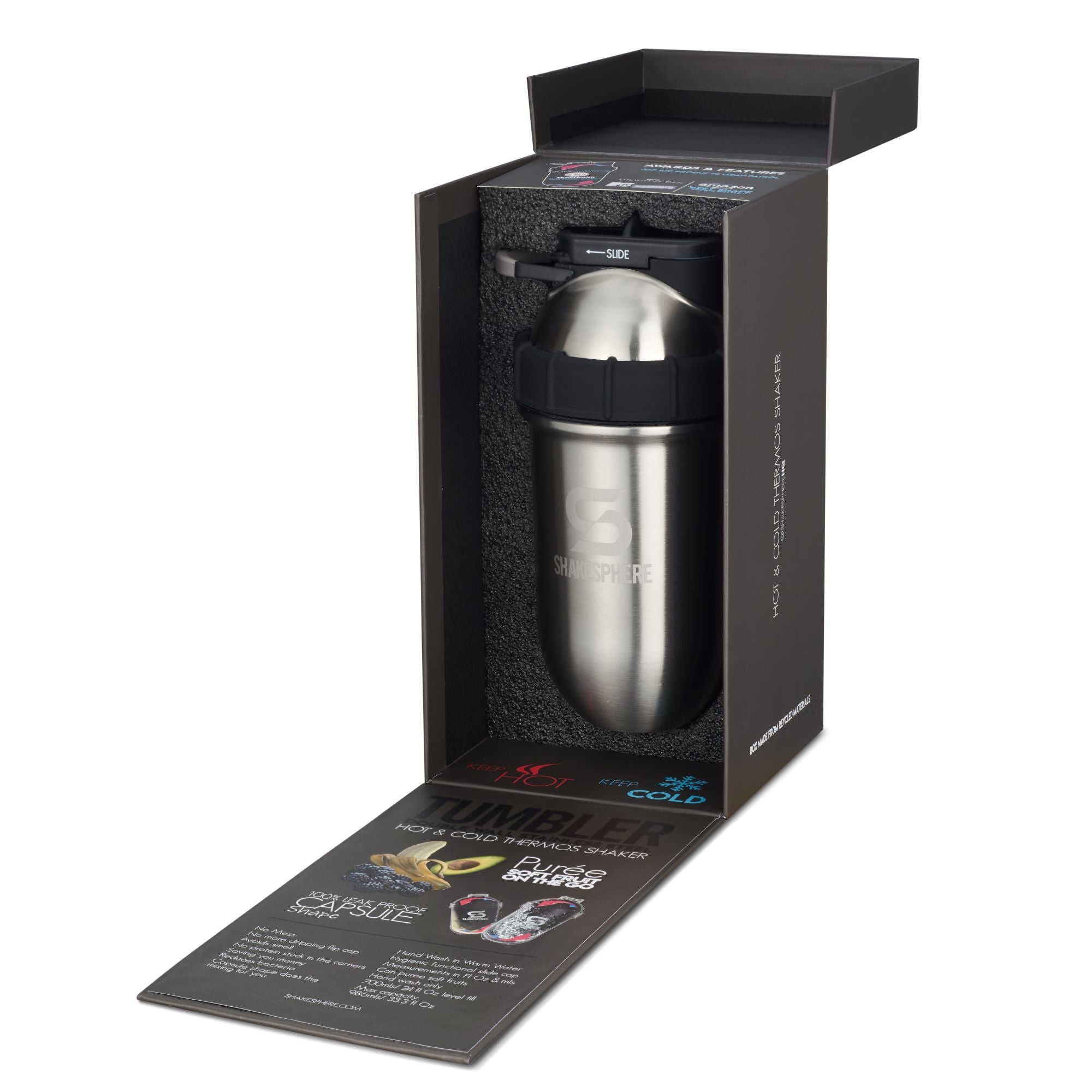 ShakeSphere Tumbler Steel - Original