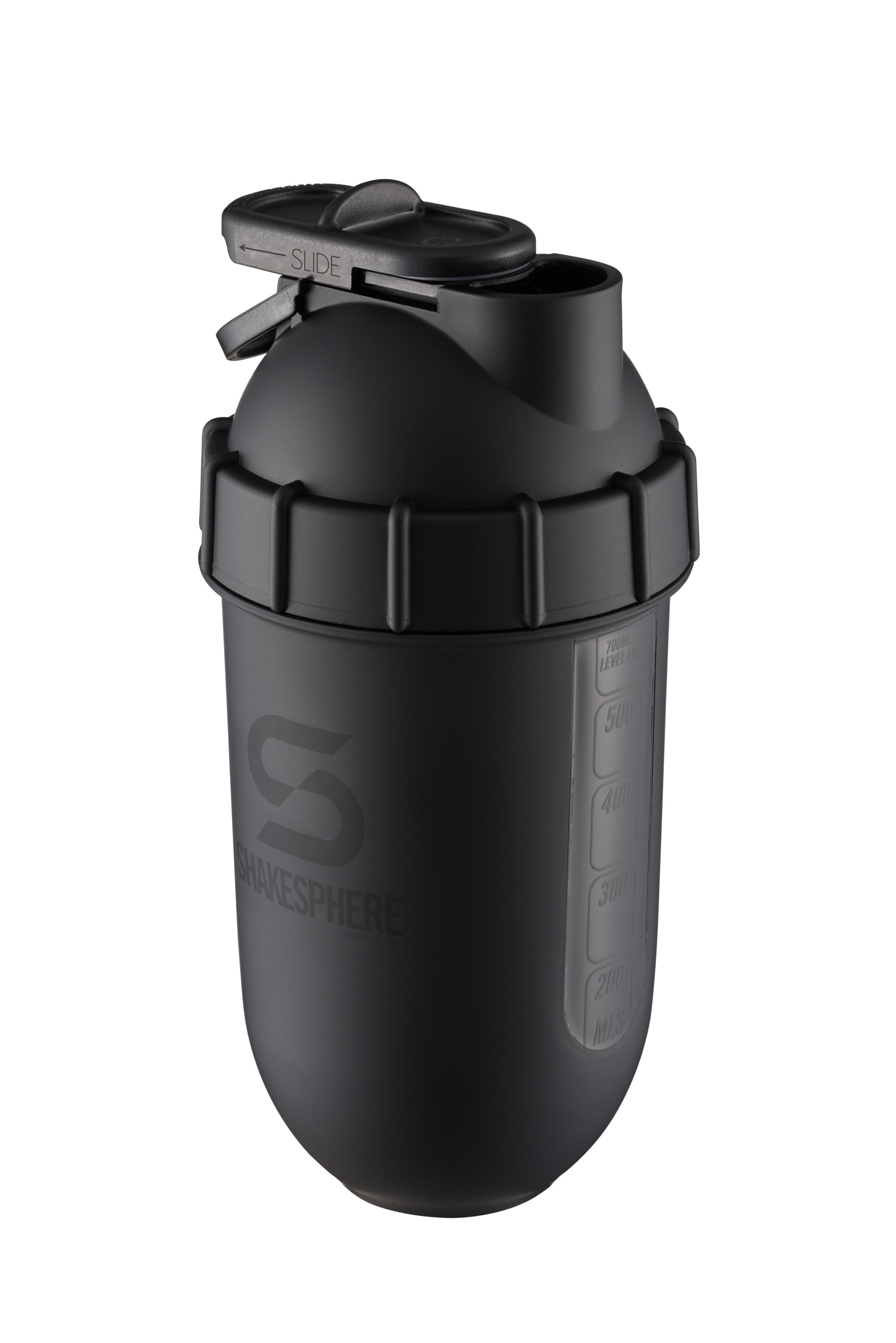 700mls ShakeSphere Tumbler View Matte Black/Black Window
