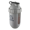 700mls ShakeSphere Tumbler View Matte Grey/Grey Logo/Black Window
