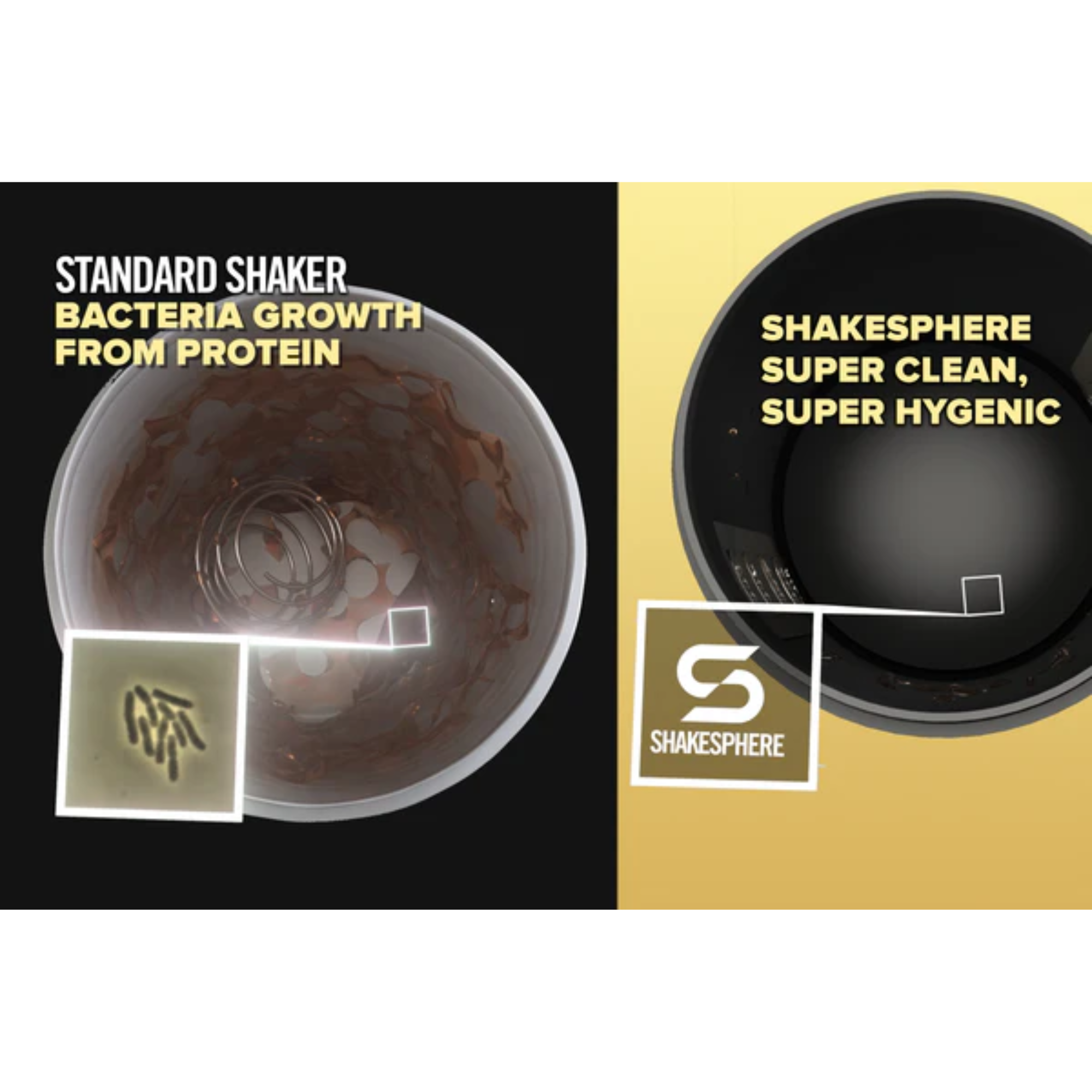 ShakeSphere Tumbler View - Matte Grey