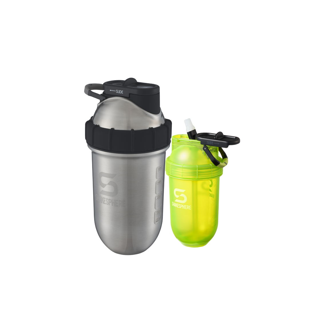 Original Steel Shaker + Mini Flip Straw Yellow Shaker