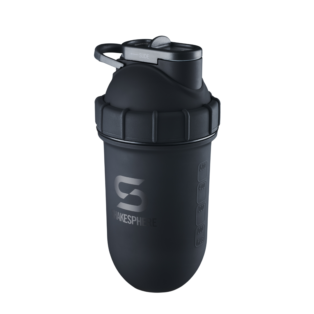 700mls ShakeSphere Tumbler Double Wall Steel Matte Black