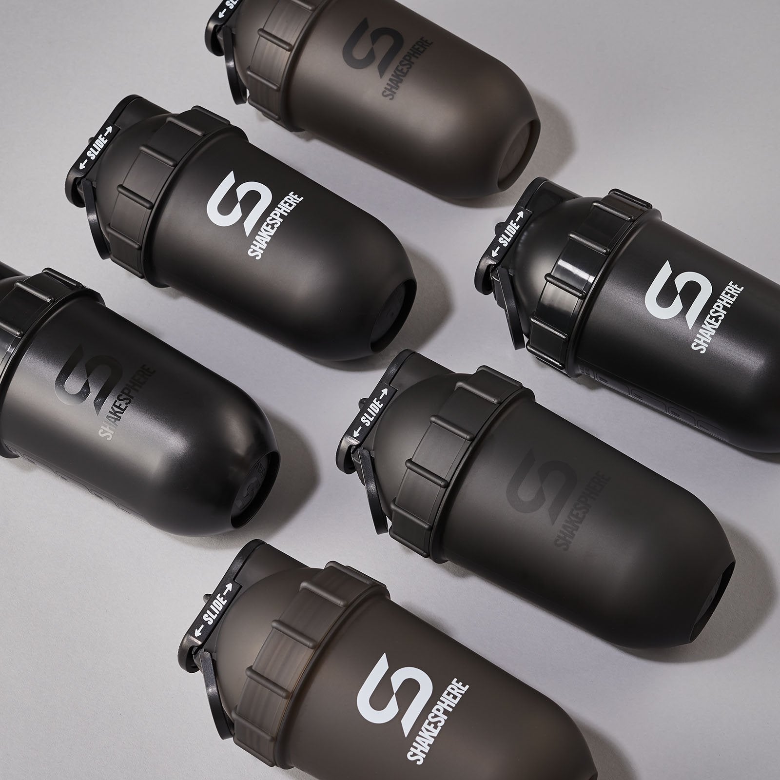 Shaker Sphere Shakesphere Protein Shaker Bottle Original - Matte Black | ShakeSphere AUS
