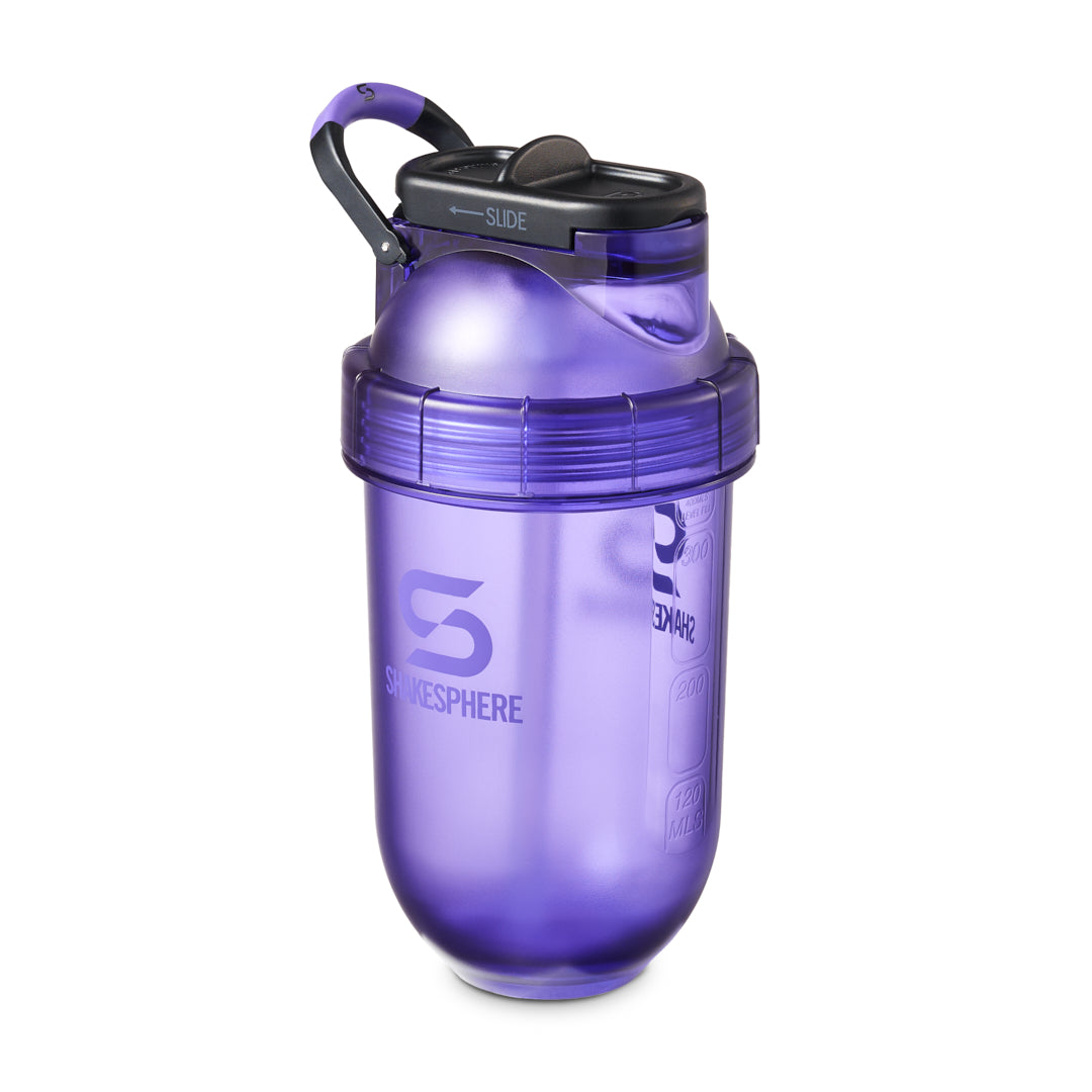 ShakeSphere Flip Straw Mini Bottle Tritan Purple