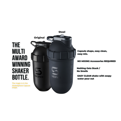 Double Wall Steel Matte Black + Original Matte Black Shaker BUNDLE