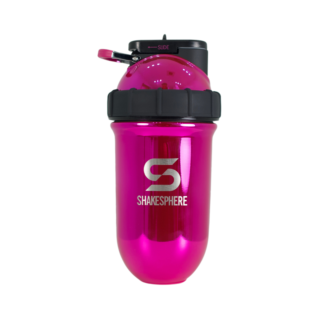 700mls ShakeSphere Tumbler Double Wall Steel Mirror Pink