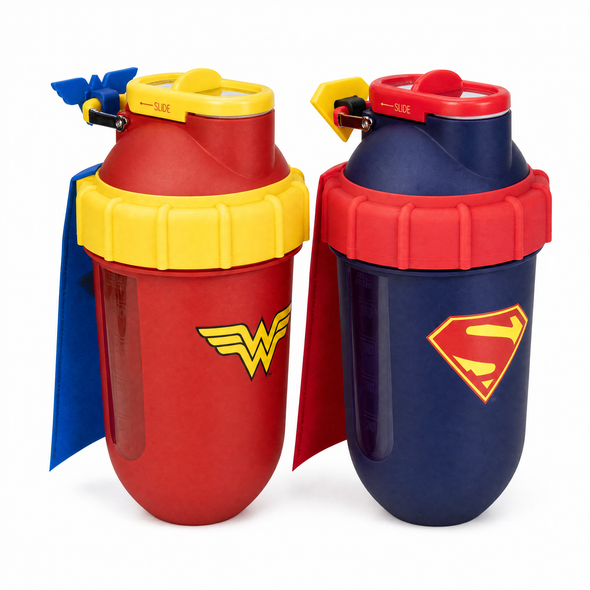 Wonder Woman + Superman Tritan Shaker Bundle