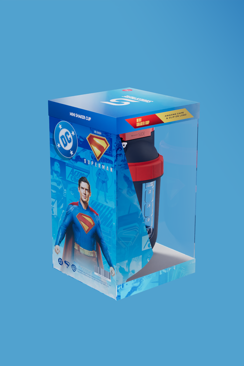 Superman™ Mini Steel Slide Shaker Cup – Limited Edition 400ML