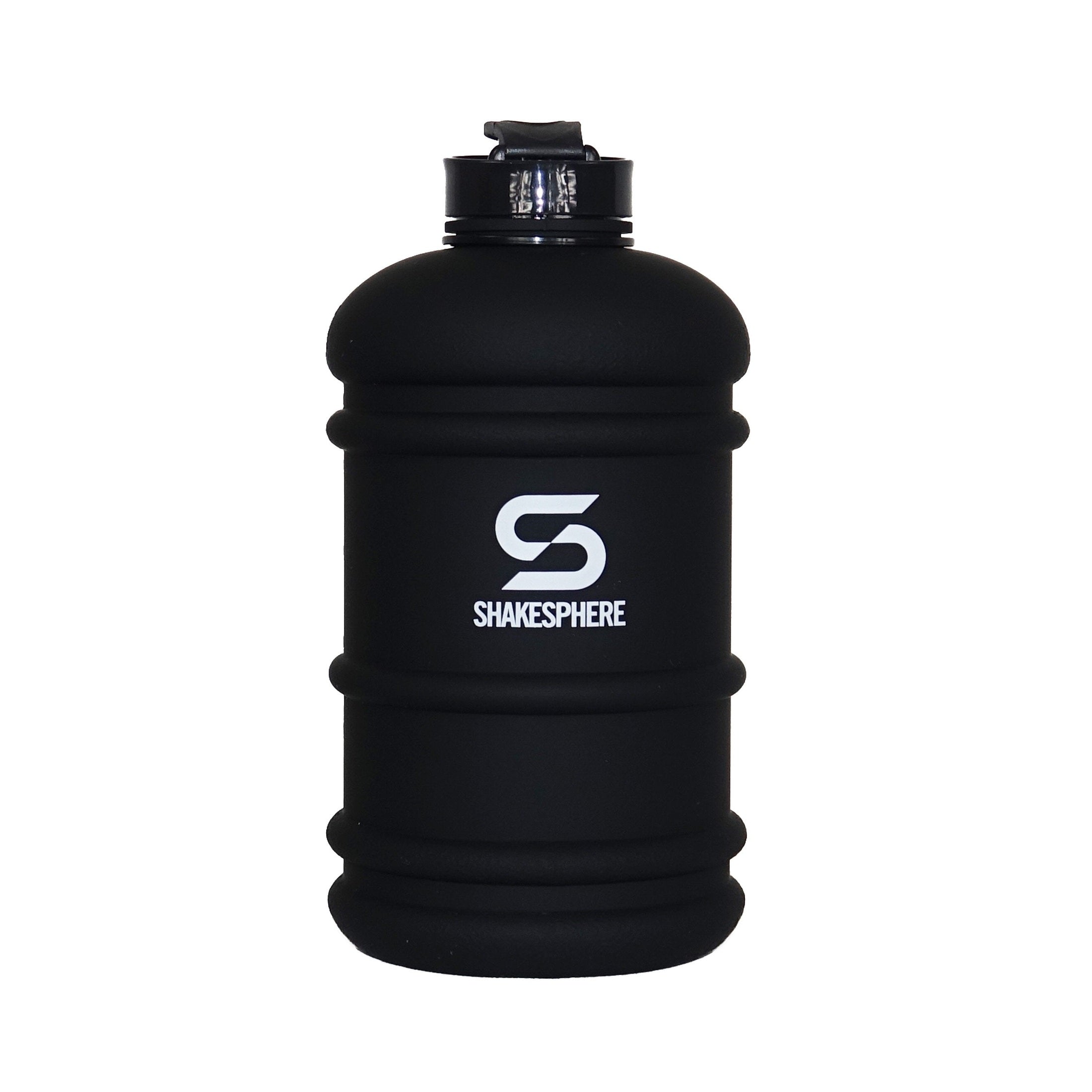 2.2L ShakeSphere Hydration Jug Matte Black/White Logo - ShakeSphere AUS
