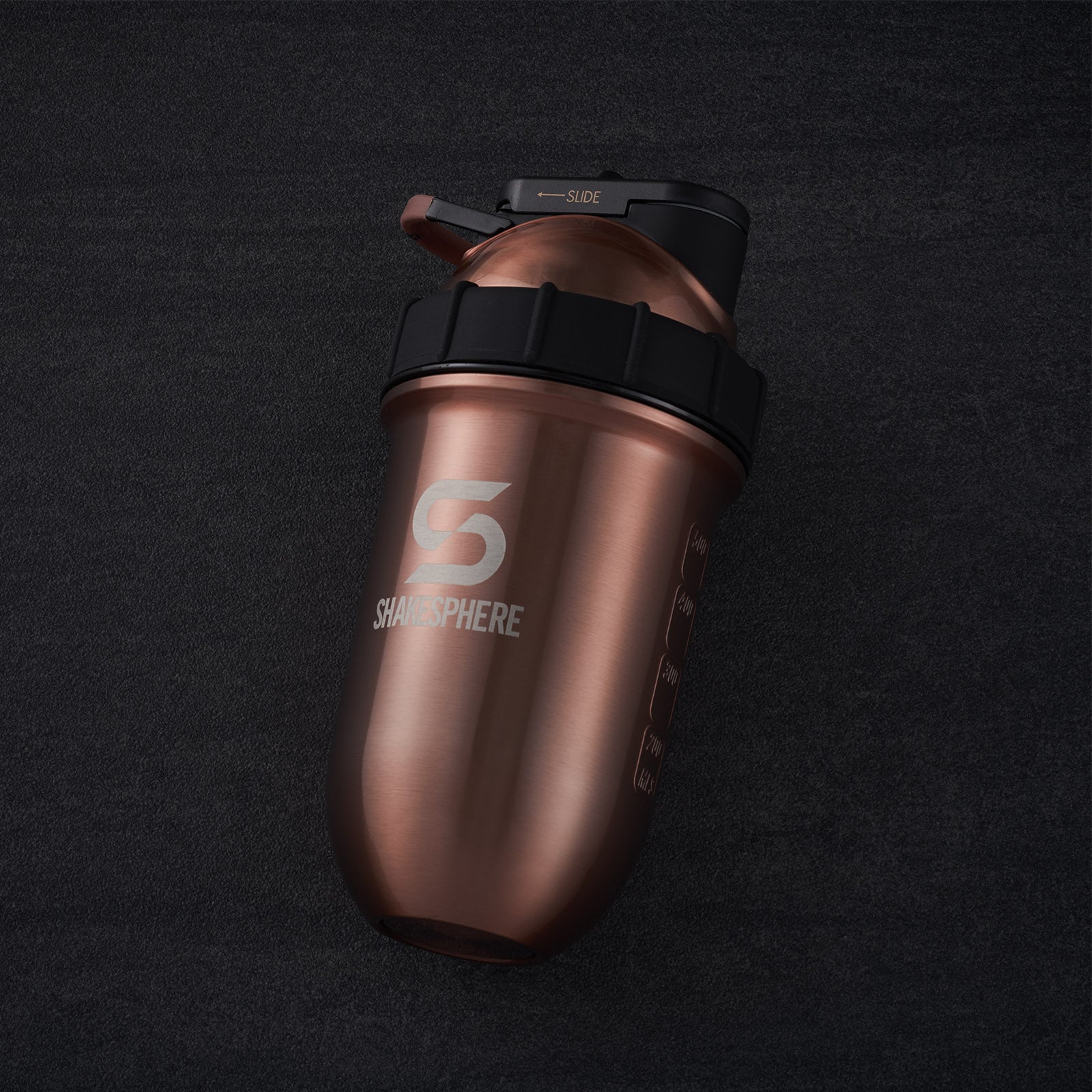 700mls ShakeSphere Tumbler Double Wall Steel Copper