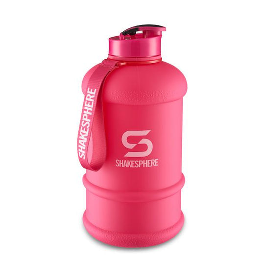 1.3L ShakeSphere Hydration Jug Matte Pink/White Logo - ShakeSphere AUS