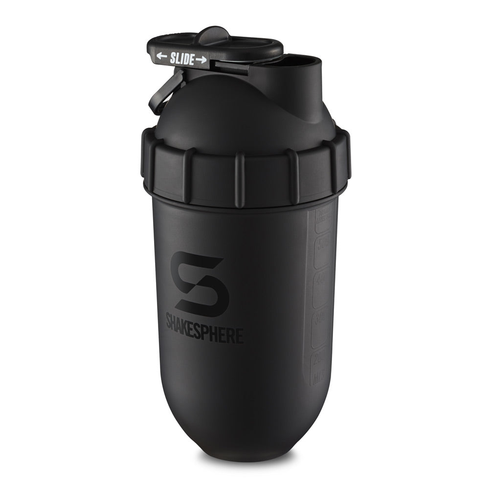 Pre Order - 700mls ShakeSphere Tumbler Original Matte Black/Black Logo