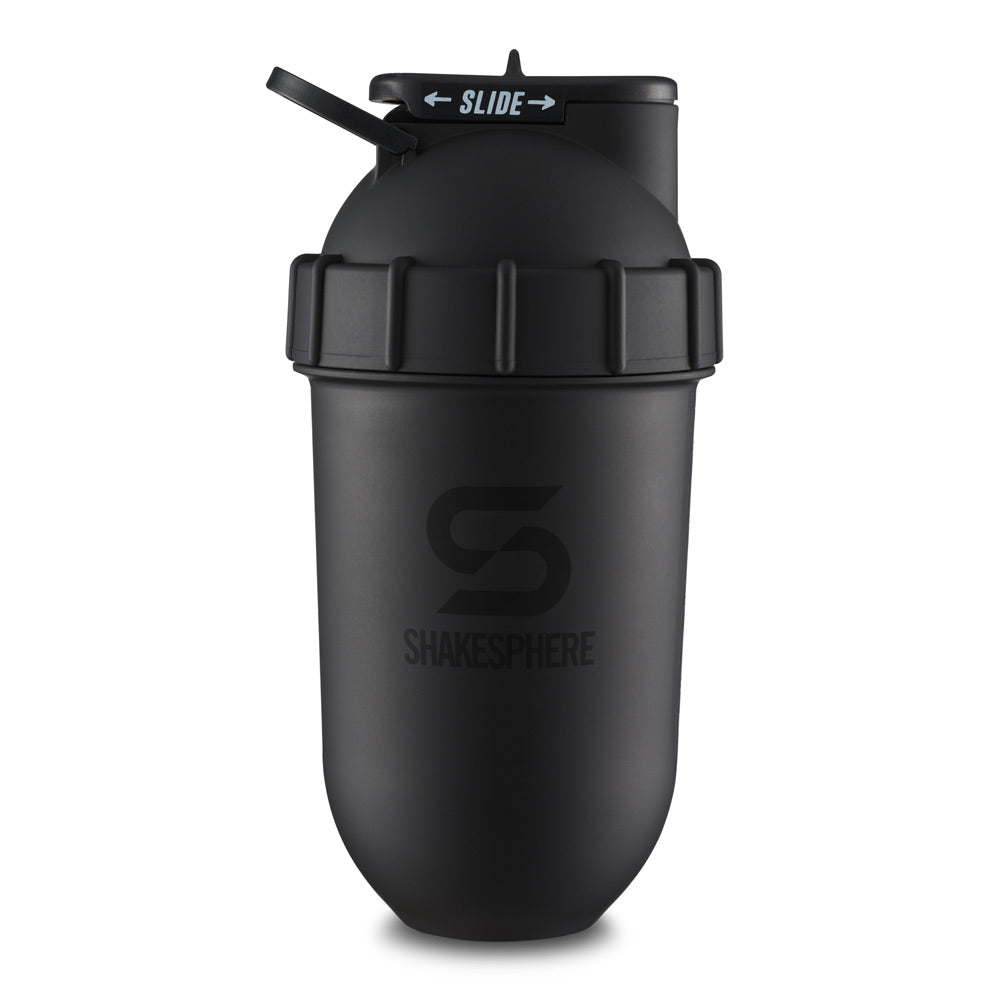 Pre Order - 700mls ShakeSphere Tumbler Original Matte Black/Black Logo
