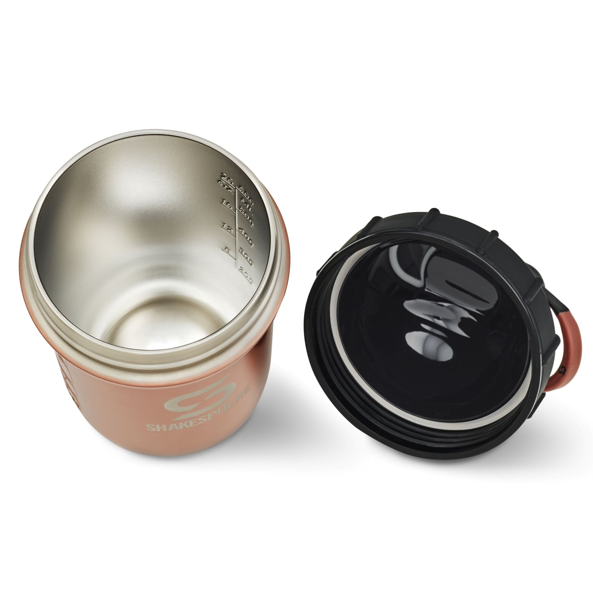 700mls ShakeSphere Tumbler Double Wall Steel Copper