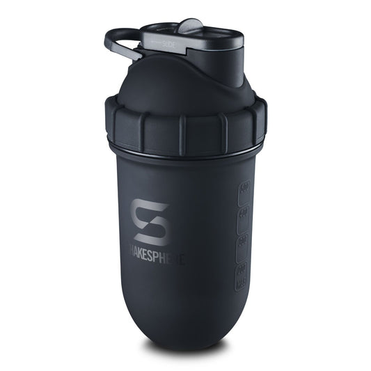 PRE ORDER - 700mls ShakeSphere Tumbler Double Wall Steel Matte Black